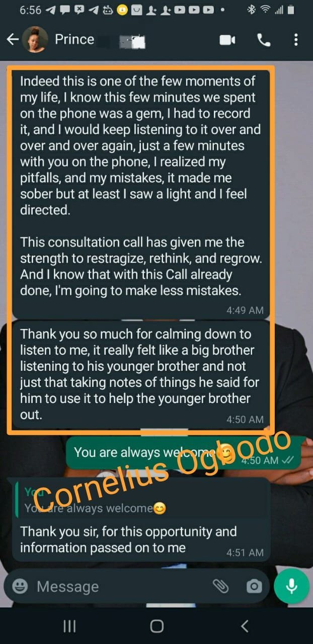 Student testimonial