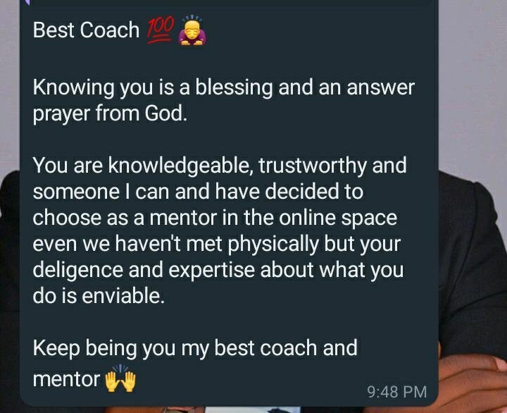 Student testimonial