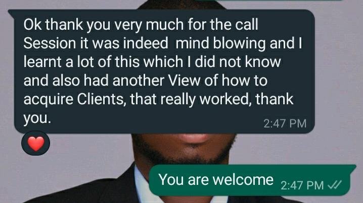 Student testimonial