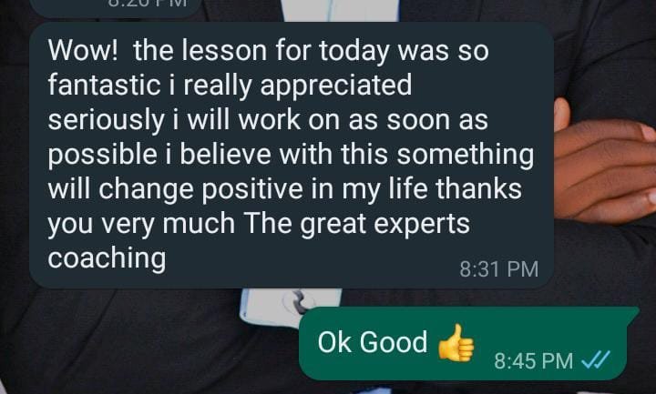 Student testimonial
